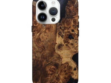 iPhone 15 Pro Wood+Resin Live Edge Phone Case - Elisabeth (Pure Black, 697650) Online