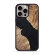 iPhone 15 Pro Max Wood+Resin Phone Case - Stephen (Pure Black, 698915) Discount