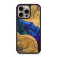 iPhone 15 Pro Max Wood+Resin Phone Case - Collins (Watercolor, 699876) Online Sale