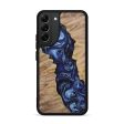 Galaxy S22 Plus Wood+Resin Phone Case - Zion (Blue, 699134) For Cheap