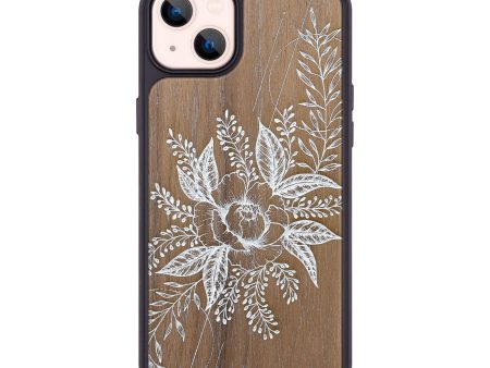 iPhone 14 Plus Wood+Resin Phone Case - Hope - Walnut (Curated) Online Hot Sale