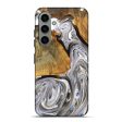 Galaxy S24 Plus Wood+Resin Live Edge Phone Case - Lawson (Black & White, 698757) Hot on Sale