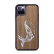 iPhone 11 Pro Max Wood+Resin Phone Case - Growth - Walnut (Curated) Fashion