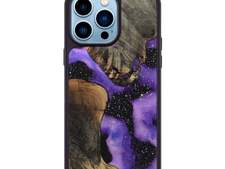 iPhone 14 Pro Max Wood+Resin Phone Case - Henrietta (Cosmos, 699145) Online now