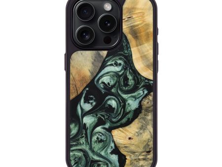 iPhone 15 Pro Wood+Resin Phone Case - Alexander (Mosaic, 694812) Discount