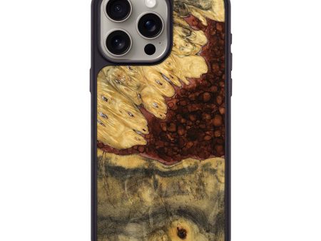 iPhone 15 Pro Max Wood+Resin Phone Case - Lowell (Watercolor, 698671) Online now