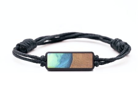 Classic Wood+Resin Bracelet - Russell (Blue, 694613) Online