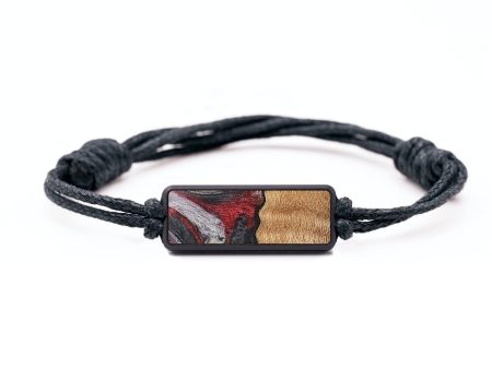 Classic Wood+Resin Bracelet - Talia (Red, 699300) For Cheap