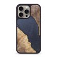 iPhone 15 Pro Max Wood+Resin Phone Case - Delaney (Pure Black, 695652) Sale