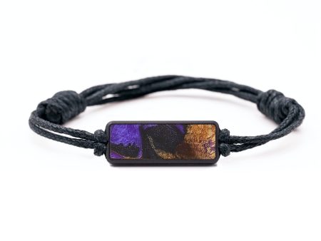 Classic Wood+Resin Bracelet - Trudy (Purple, 699267) For Sale