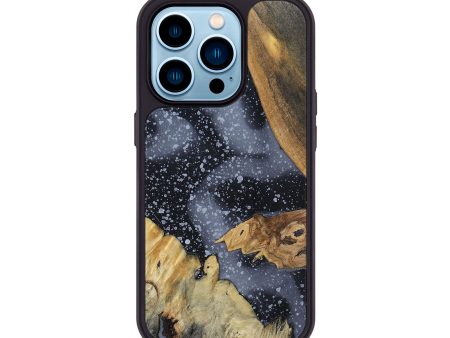 iPhone 14 Pro Wood+Resin Phone Case - Allen (Cosmos, 696710) For Discount