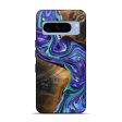 Pixel 8 Pro Wood+Resin Live Edge Phone Case - Kris (Purple, 696772) Online Hot Sale