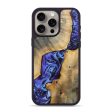 iPhone 15 Pro Max Wood+Resin Phone Case - Deandre (Purple, 696122) Online Sale