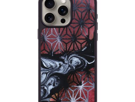 iPhone 15 Pro Max Wood+Resin Phone Case - Raegan (Pattern, 695868) Sale