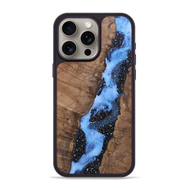 iPhone 15 Pro Max Wood+Resin Phone Case - Kamryn (Cosmos, 695565) Hot on Sale