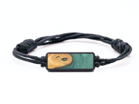 Classic Wood+Resin Bracelet - Carmen (Green, 694671) Sale