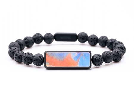 Lava Bead ResinArt Bracelet - Ethel (Watercolor, 694477) Supply