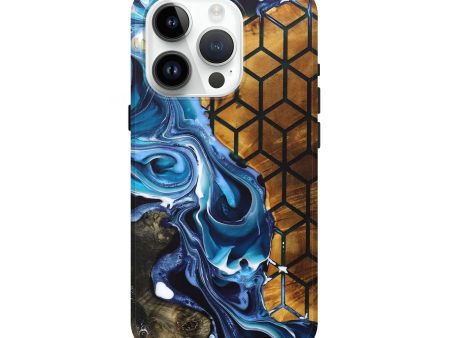 iPhone 15 Pro Wood+Resin Live Edge Phone Case - Craig (Pattern, 697937) Supply