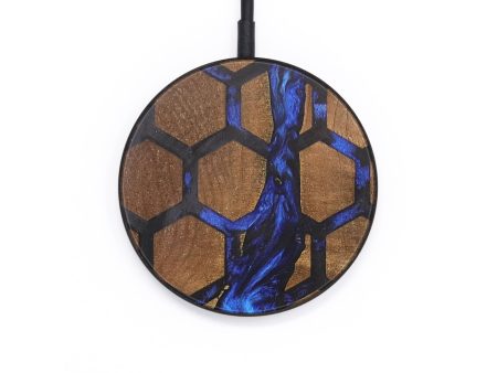 Circle Wood+Resin Wireless Charger - Branden (Pattern, 697911) Hot on Sale