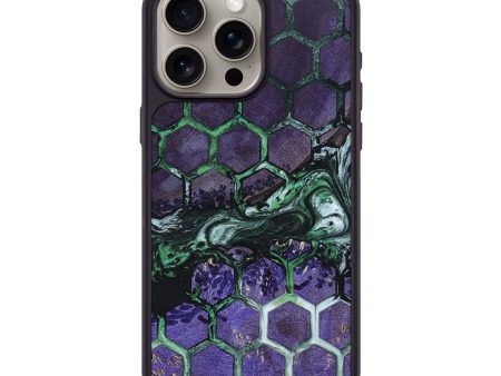 iPhone 15 Pro Max Wood+Resin Phone Case - Connor (Pattern, 694929) Fashion