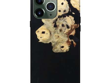 iPhone 13 Pro Max Wood+Resin Live Edge Phone Case - Iva (Pure Black, 697414) Online Sale