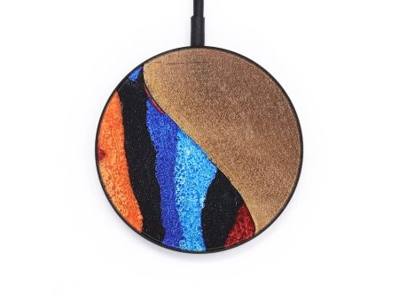 Circle Wood+Resin Wireless Charger - Gunnar (The Lab, 694215) For Sale