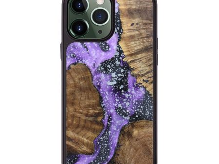 iPhone 13 Pro Max Wood+Resin Phone Case - Sheree (Cosmos, 695584) For Cheap