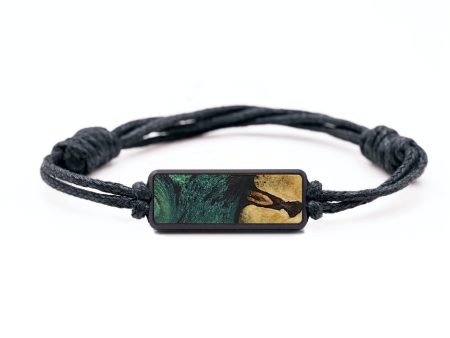 Classic Wood+Resin Bracelet - Santiago (Green, 699350) Supply