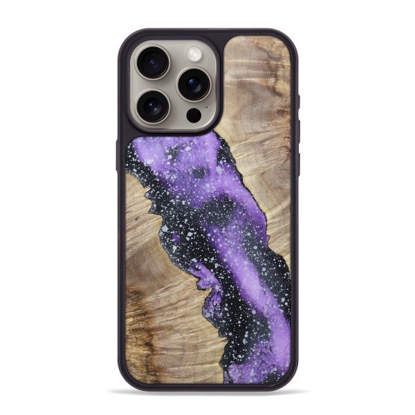 iPhone 15 Pro Max Wood+Resin Phone Case - Conor (Cosmos, 695593) Fashion