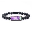 Lava Bead ResinArt Bracelet - Clint (Watercolor, 694474) Online Sale