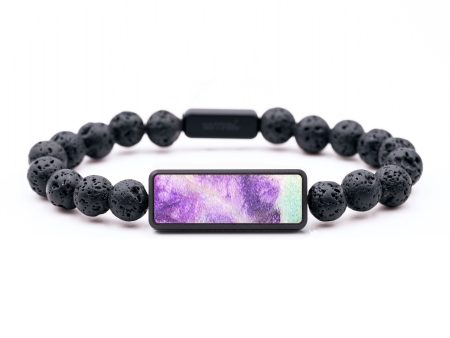 Lava Bead ResinArt Bracelet - Clint (Watercolor, 694474) Online Sale