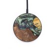 Circle Wood+Resin Wireless Charger - Vivian (Green, 696206) Discount