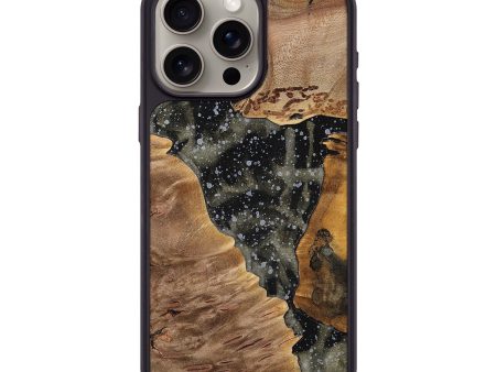 iPhone 15 Pro Max Wood+Resin Phone Case - Levi (Cosmos, 699378) For Discount