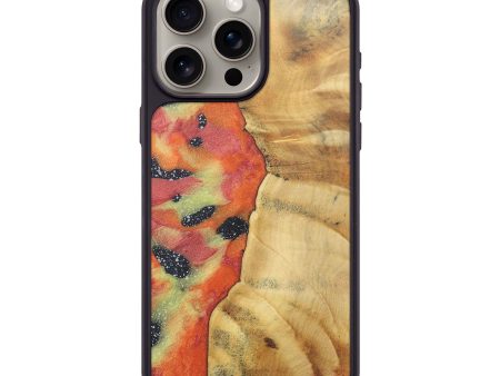 iPhone 15 Pro Max Wood+Resin Phone Case - Eric (Eclipse, 698046) For Cheap