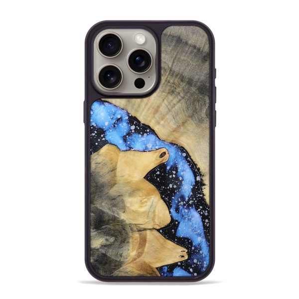 iPhone 15 Pro Max Wood+Resin Phone Case - Michael (Cosmos, 694946) Discount