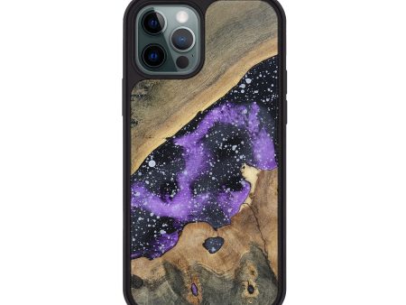 iPhone 12 Pro Wood+Resin Phone Case - Haven (Cosmos, 695559) Cheap