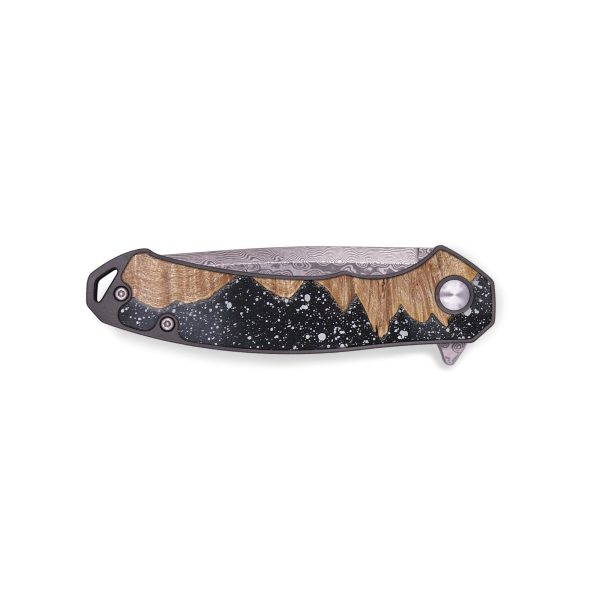 EDC Wood+Resin Pocket Knife - Beulah (Cosmos, 695772) Supply