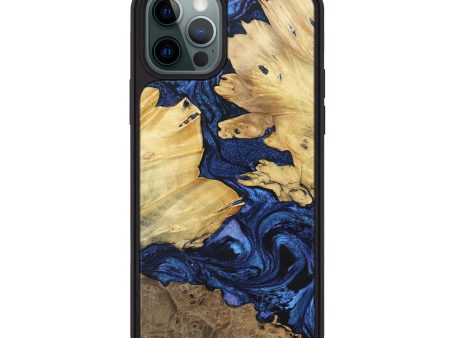 iPhone 12 Pro Max Wood+Resin Phone Case - Alisa (Mosaic, 695160) Fashion