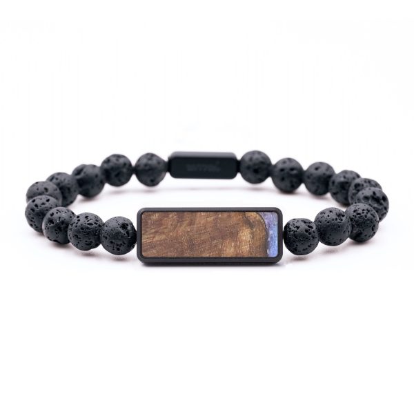 Lava Bead Wood+Resin Bracelet - Kai (Cosmos, 694537) Online Sale