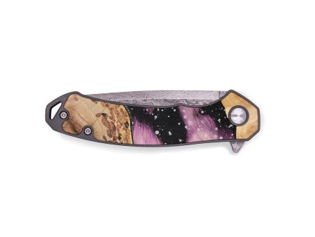 EDC Wood+Resin Pocket Knife - Rhonda (Cosmos, 697365) Online now