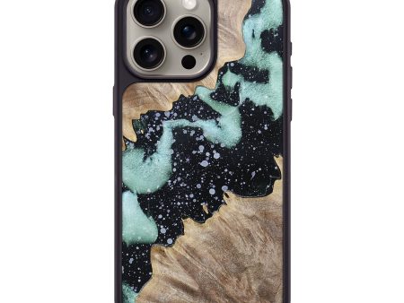 iPhone 15 Pro Max Wood+Resin Phone Case - Sheree (Cosmos, 694942) Sale