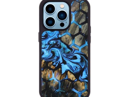 iPhone 14 Pro Wood+Resin Phone Case - Guy (Pattern, 694746) Hot on Sale