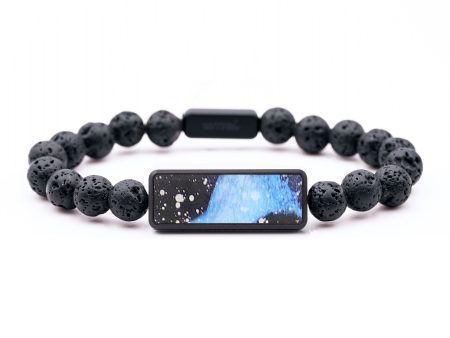 Lava Bead ResinArt Bracelet - Emilia (Cosmos, 694517) Online