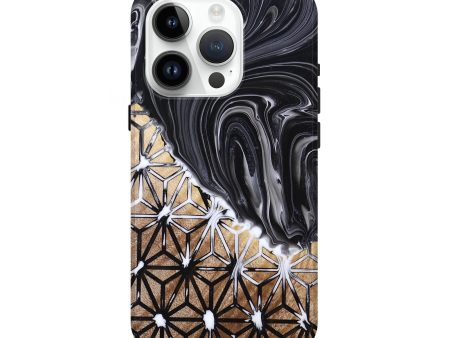 iPhone 15 Pro Wood+Resin Live Edge Phone Case - King (Pattern, 694959) Cheap