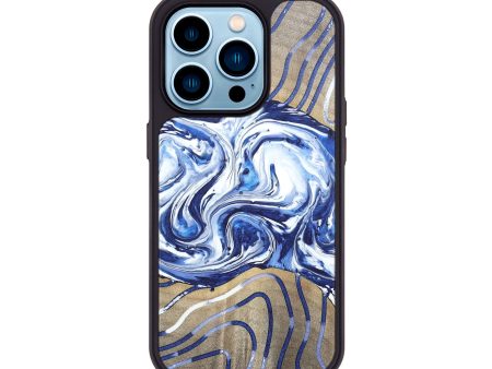 iPhone 14 Pro Wood+Resin Phone Case - Josue (Pattern, 695529) Sale