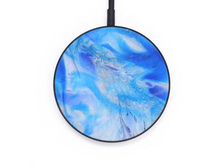 Circle Wood+Resin Wireless Charger - Ervin (Pattern, 695476) For Sale