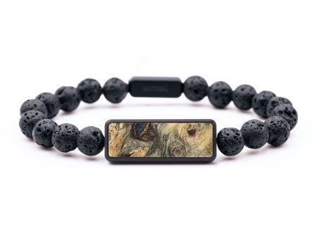 Lava Bead  Bracelet - Katina (Wood Burl, 699341) Supply