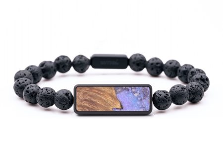 Lava Bead Wood+Resin Bracelet - Jayceon (Cosmos, 694515) Online