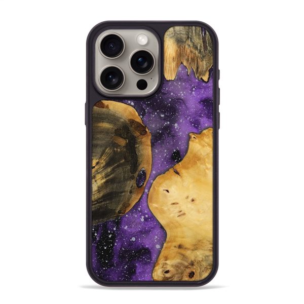 iPhone 15 Pro Max Wood+Resin Phone Case - Jan (Cosmos, 699445) Discount