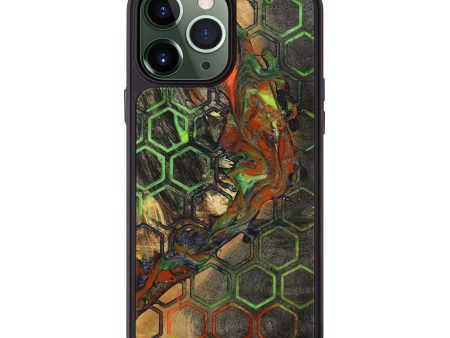 iPhone 13 Pro Max Wood+Resin Phone Case - Sonia (Pattern, 699417) Fashion